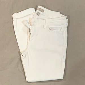 Banana Republic White Denim Crop Skinny Fit 28/6